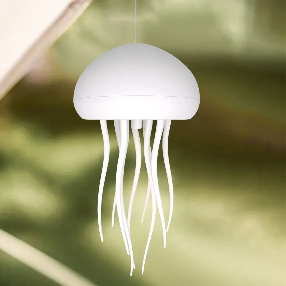 Cartoon Dancing Jellyfish Night Light RGB Gradient Cute Jellyfish Bedside Lamp Voice Control Type-C Charging LED Night Lamp